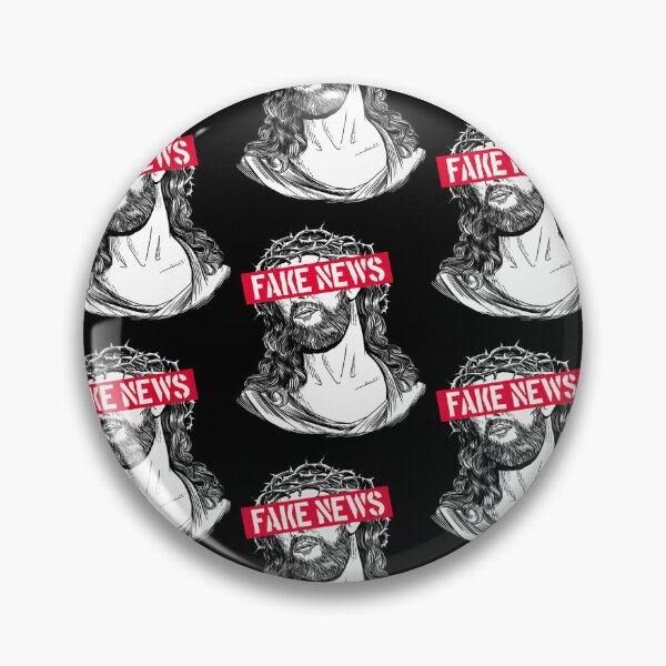 Item preview, Blackcraft Anti-Christian Fake News Funny Jesus Atheist designed and sold by Baudendistel.