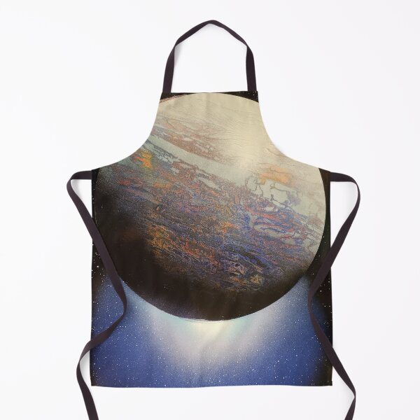 Item preview, Spray paint art, multicolor planet designed and sold by WoodRocksArt.