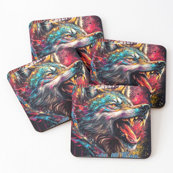 Item preview, The Wildlife Kings - TheWolf King 1 designed and sold by Earth Celebration Designs.