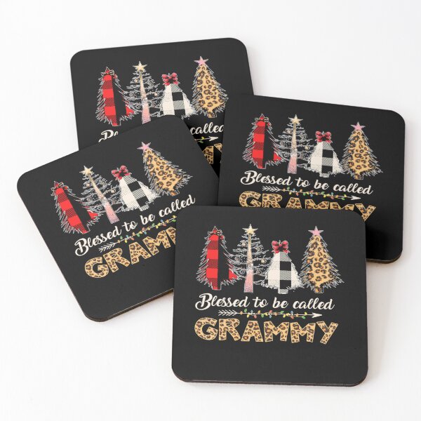 Item preview, Blessed To Be Called Grammy Leopard Red Plaid Buffalo Xmas  designed and sold by Baudendistel.