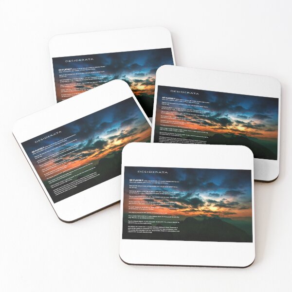 Item preview, DESIDERATA Mountain Sunset 2 designed and sold by Daniel Hagerman.