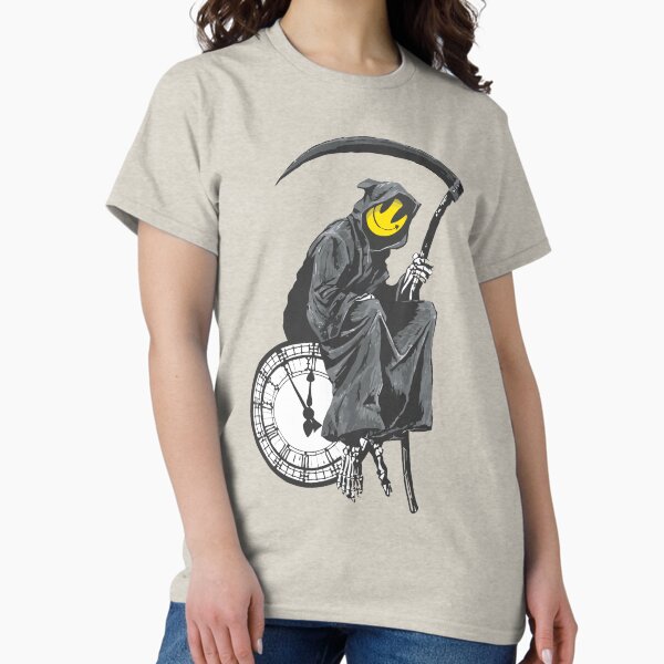 Artikel-Vorschau von Banksy Sensenmann Uhr, designt und verkauft von belugastore.