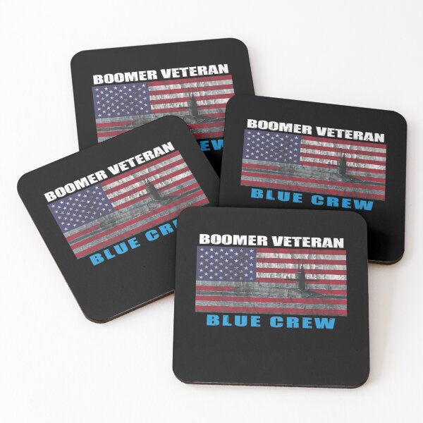 Item preview, Boomer Veteran Ssbn Missile Submarine Us Flag Blue Crew designed and sold by Melanies16.