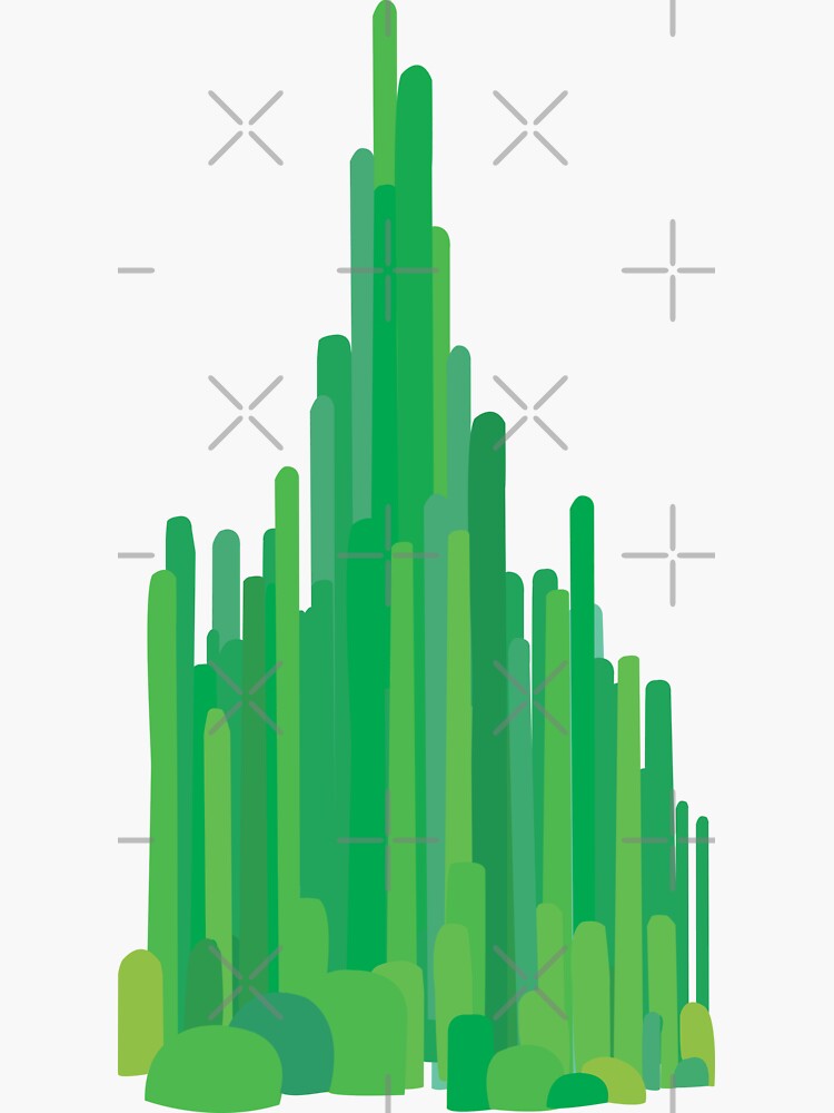 "Emerald City" Sticker for Sale by sierraford Redbubble