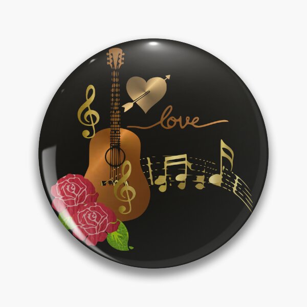 Item preview, Funny guitarist guitar lovers Music note i love designed and sold by Bela Ambrus.