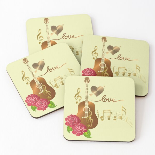 Item preview, Funny guitarist guitar lovers Music note i love designed and sold by Bela Ambrus.