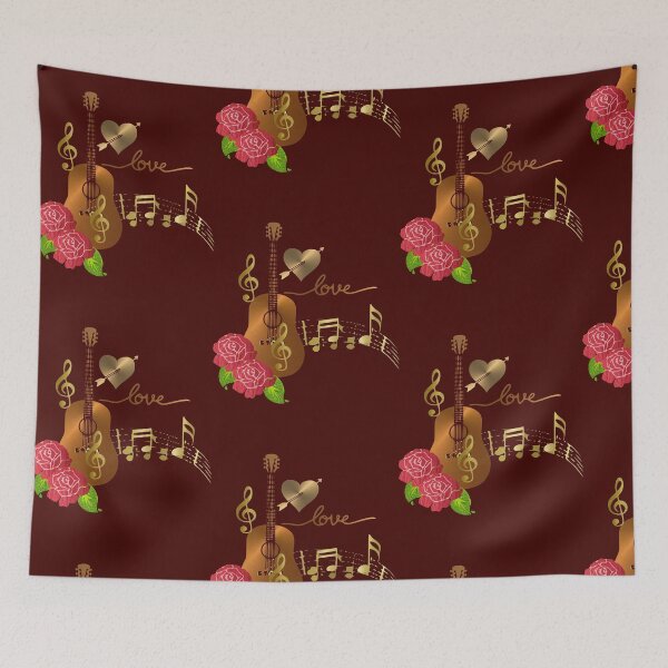 Item preview, Funny guitarist guitar lovers Music note i love designed and sold by Bela Ambrus.