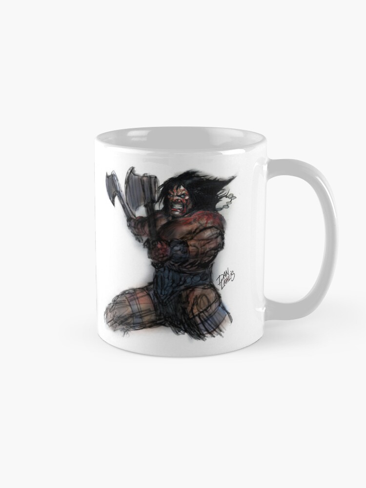 Thumbnail 5 of 6, Coffee Mug, Savage sketch by Dan Lawlis designed and sold by DanLawlisart.