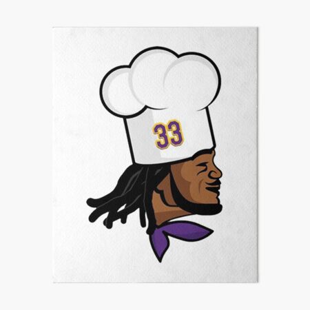 Dalvin Cook #33 Moves The Ball Art Board Print for Sale by