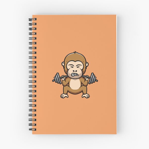 Item preview, Cute and Strong Monkey Workout designed and sold by cubbone.