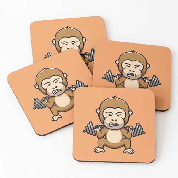 Item preview, Cute and Strong Monkey Workout designed and sold by cubbone.