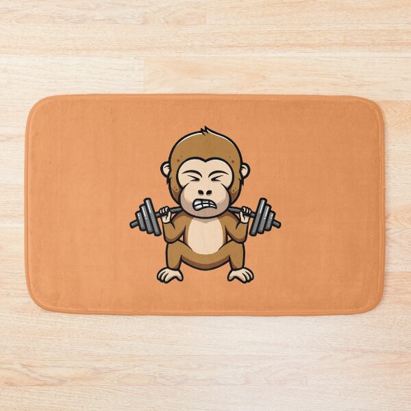 Item preview, Cute and Strong Monkey Workout designed and sold by cubbone.