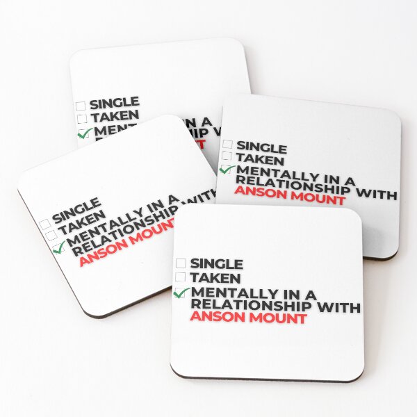 Item preview, Mentally In A Relationship With Anson Mount designed and sold by Itsheartshop.