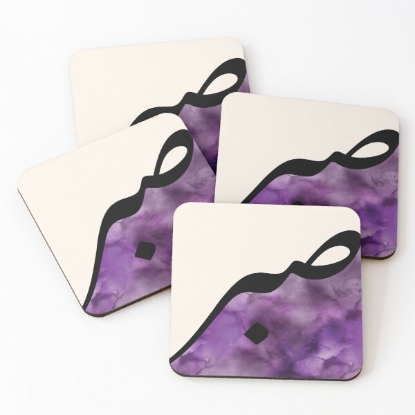 Item preview, Sabr صبر Arabic Islamic Calligraphy in Purple Watercolor designed and sold by ZamZamDesign.