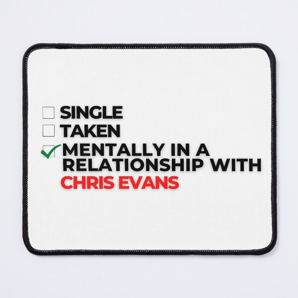 Item preview, Mentally In A Relationship With Chris Evans designed and sold by Itsheartshop.
