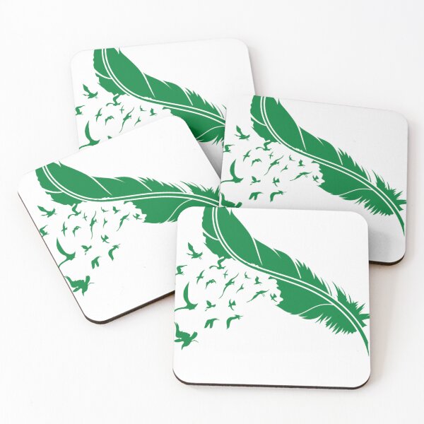 Item preview, green leaf birds  designed and sold by SilvioPetersen.