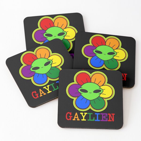 Item preview, Gaylien Funny Alien LGBTQ Gay Pride Flag Lesbian Bisexual NL designed and sold by Williams112.