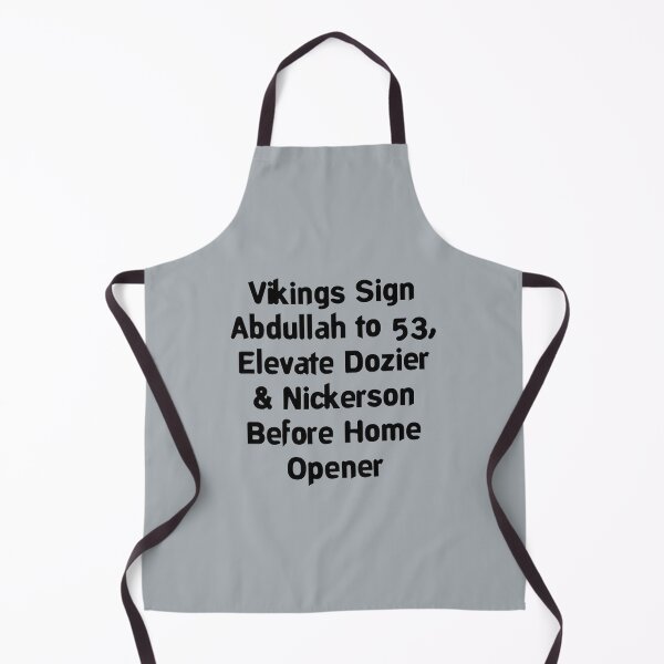 Item preview, Vikings Sign Abdullah to 53, Elevate Dozier & Nickerson Before Home Opener designed and sold by Mytaniyes.