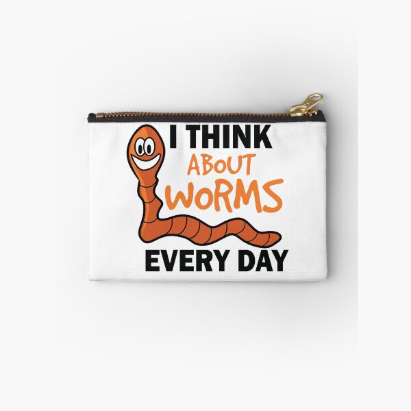 Item preview, I Think About Worms Every Day designed and sold by beefrancky.