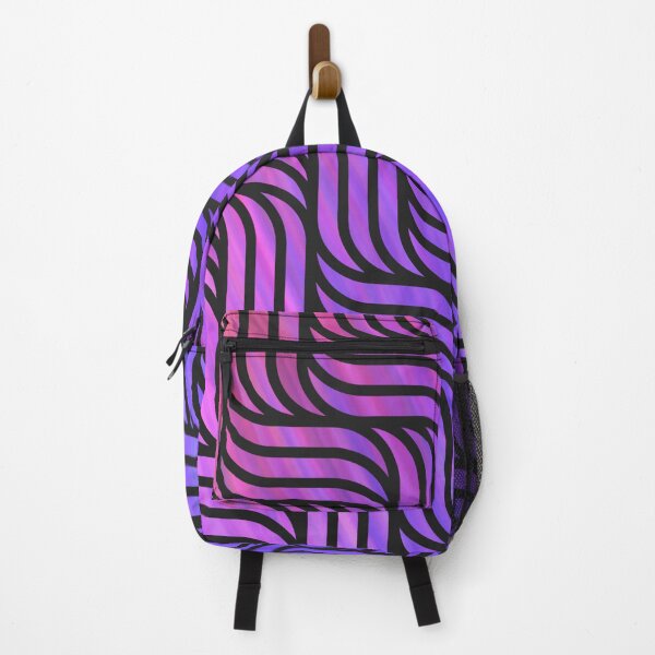 Item preview, Modern Bright Contemporary Basket Weave Pattern Design On A Dark Purple & Dark Pink Gradient designed and sold by Kodexstore.