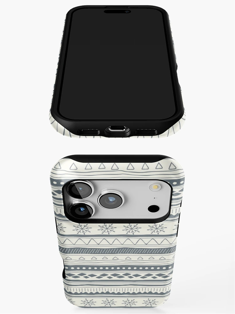 Thumbnail 3 of 4, iPhone Case, Winter Abstracts 17B designed and sold by Mandala Of Life.