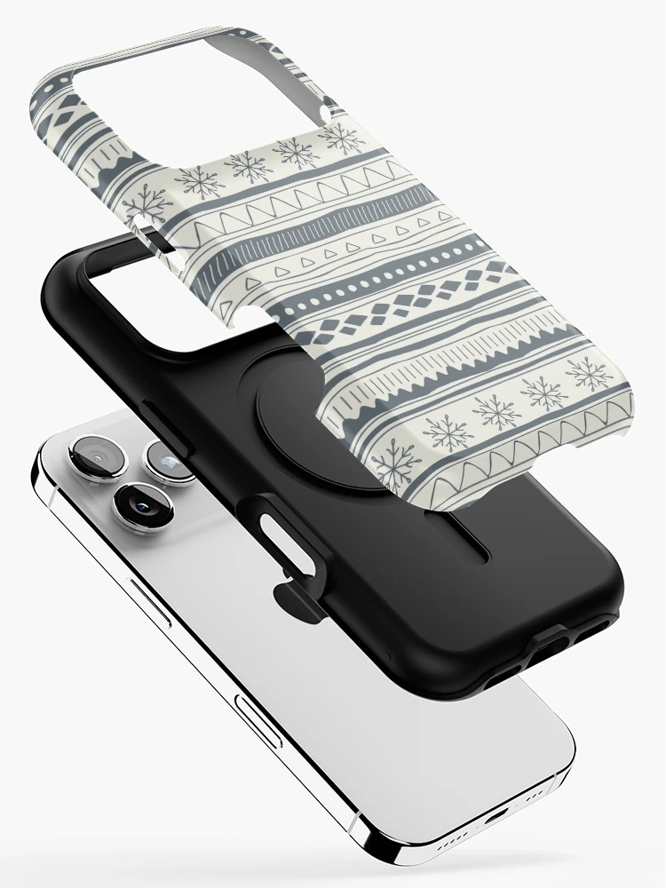 Thumbnail 2 of 4, iPhone Case, Winter Abstracts 17B designed and sold by Mandala Of Life.