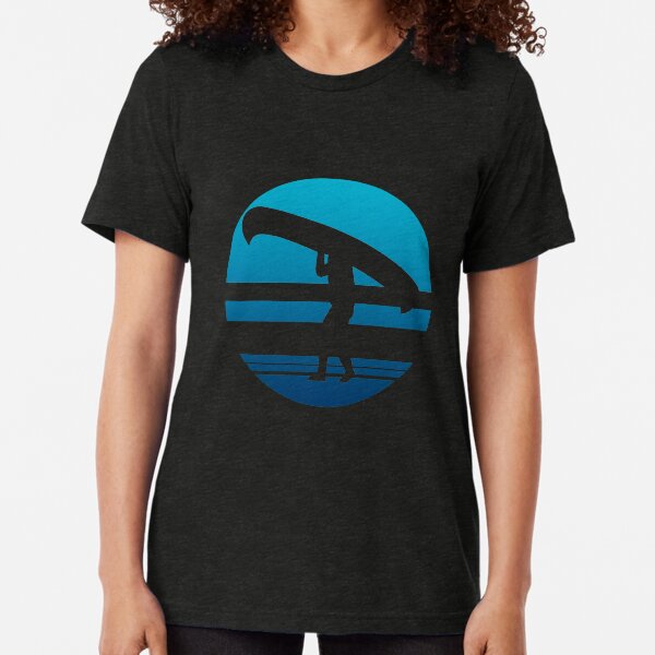 Canoeing Tri-blend T-Shirt