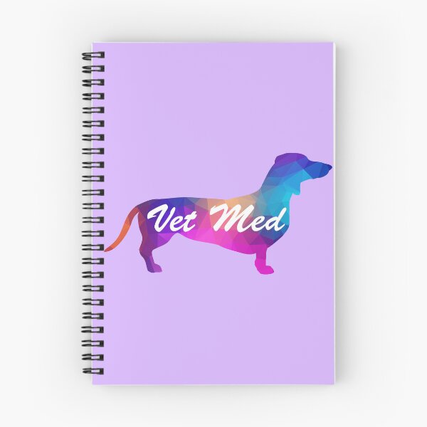 Item preview, Vet Med (Dachshund in mosaic and Purple background) designed and sold by STEMphrases.