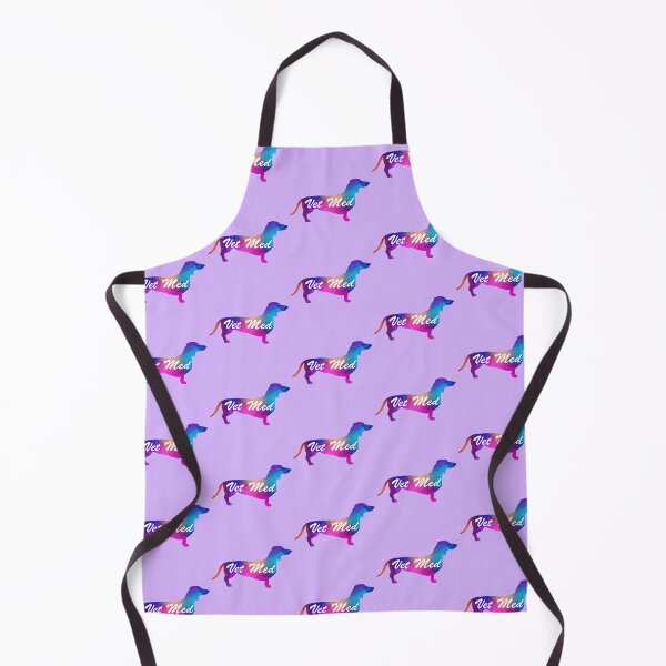 Item preview, Vet Med (Dachshund in mosaic and Purple background) designed and sold by STEMphrases.