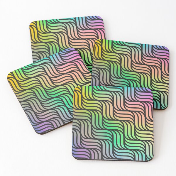 Item preview, Modern Bright Contemporary Colorful Basket Weave Pattern Design On A Colorful Gradient   designed and sold by Kodexstore.