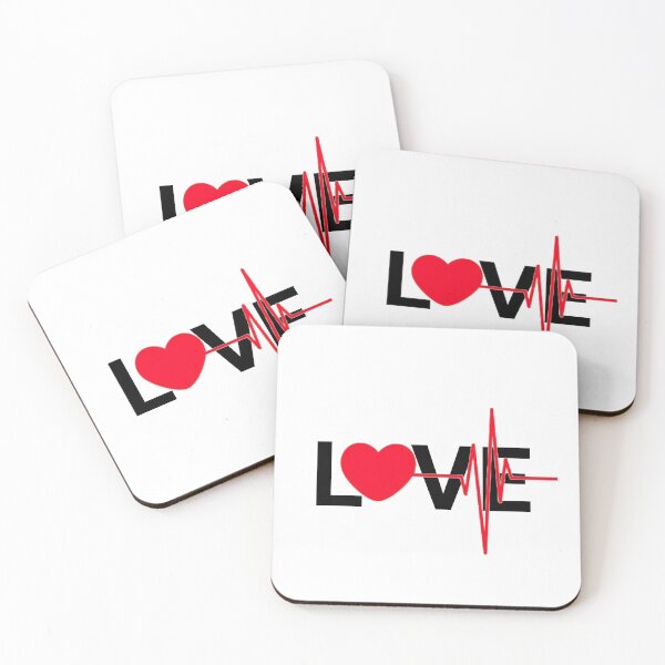 Item preview, Love design with heartbeat. designed and sold by CrownedCreatives.