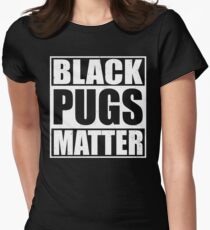 Schwarze Mops-Angelegenheit Schwarze Mops-Liebhaber Tailliertes T-Shirt