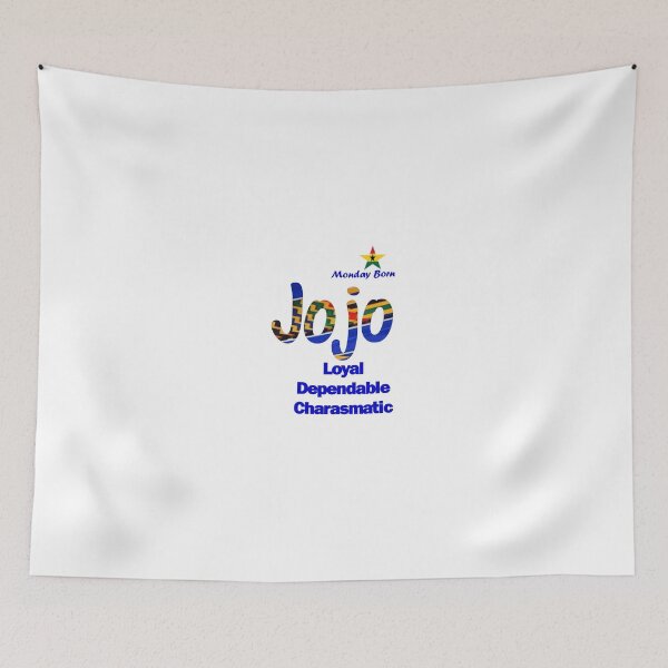 Item preview, Monday Born Ghanaian Male Name 'Jojo' in Blue designed and sold by WhoWeAre.