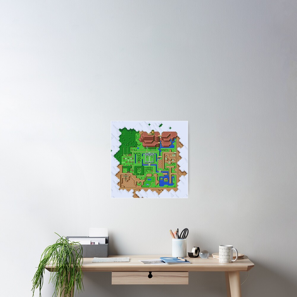 "LttP: World Map" Poster for Sale by reikaitantei1 | Redbubble