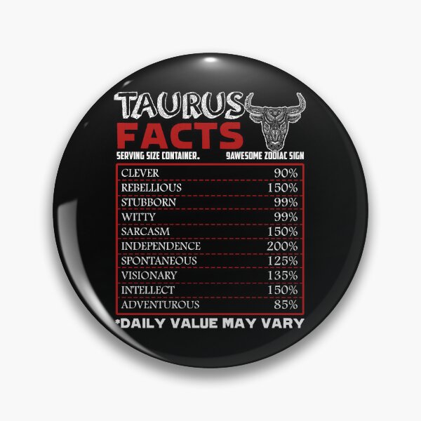 Item preview, Taurus - Taurus Facts designed and sold by UnknownArtistt.