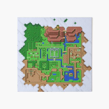 LttP: World Map Art Board Print