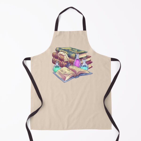 Item preview, Magic spell book stacked with potions designed and sold by Ericas-art.