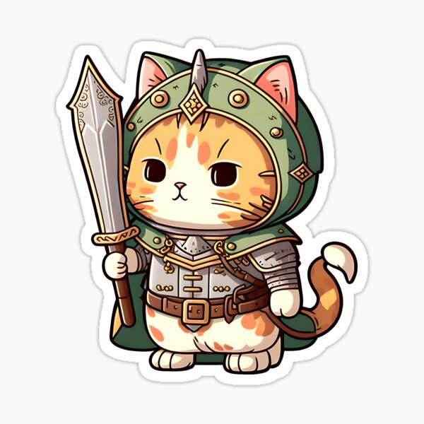 Item preview, Purrfect Kitty Paladin | DND Cat Paladin designed and sold by PandorasBoxy.