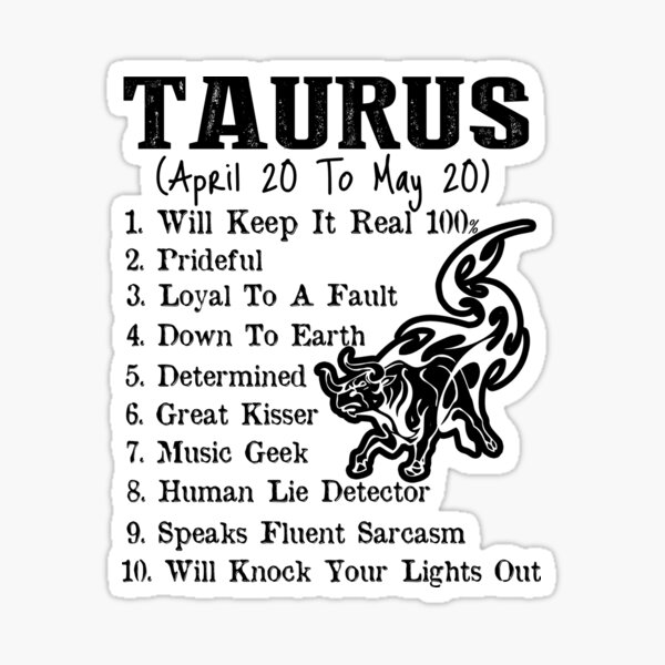 Item preview, Taurus Funny April 20 To May 20 designed and sold by UnknownArtistt.