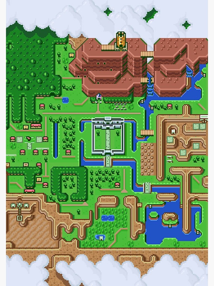 "LttP: World Map" Spiral Notebook for Sale by reikaitantei1 | Redbubble