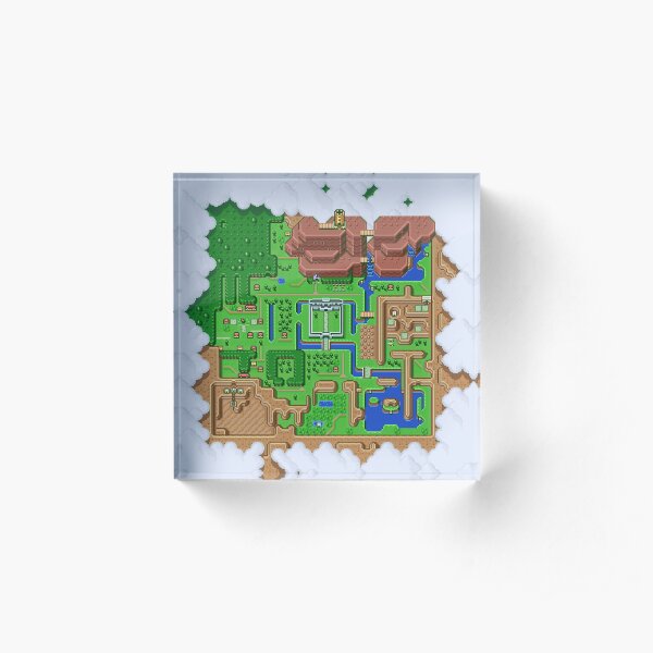LttP: World Map Acrylic Block