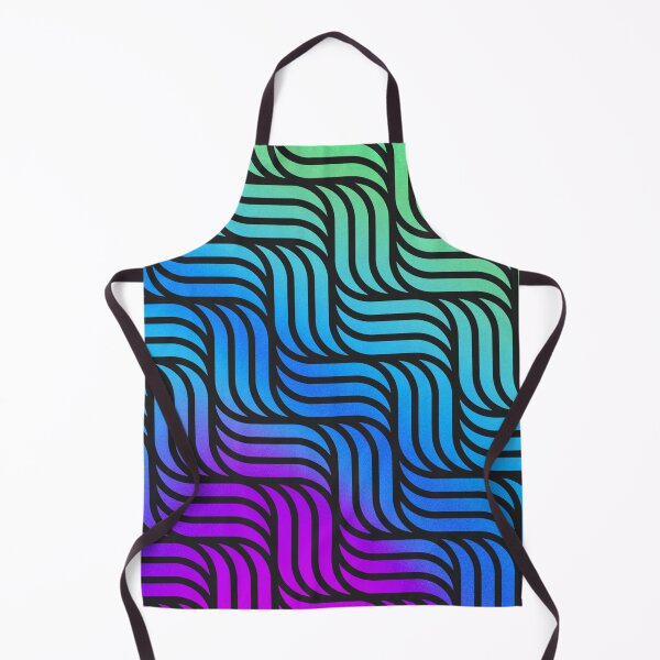 Item preview, Modern Bright Contemporary Basket Weave Pattern Design On A Teal Blue, Purple & Dark Pink Gradient   designed and sold by Kodexstore.