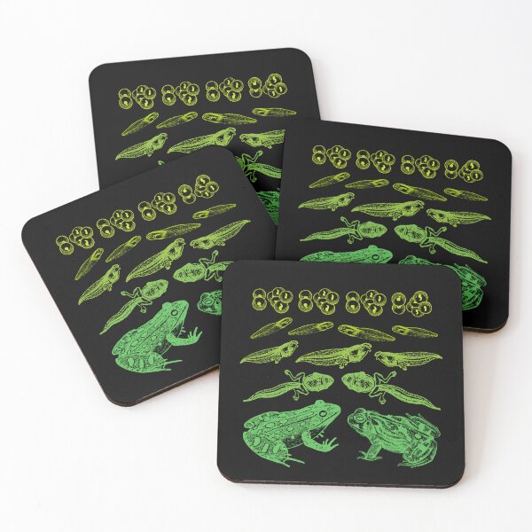 Item preview, Vintage Frog Tadpole Life Cycle: A Gremlincore Goblincore Design for Biology Teachers, Nature Students and Amphibian Art Enthusiasts designed and sold by MinistryOfFrogs.