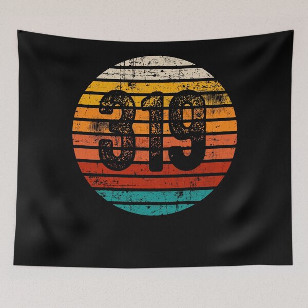 Item preview, Distressed Vintage Sunset 319 Area Code designed and sold by Gold Wings Tees.