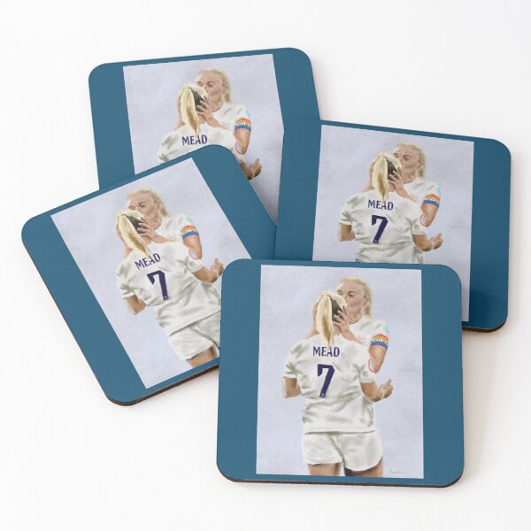 Item preview, Painting of Beth Mead and Leah Williamson after beating Norway 8-0     designed and sold by DermotBurns.