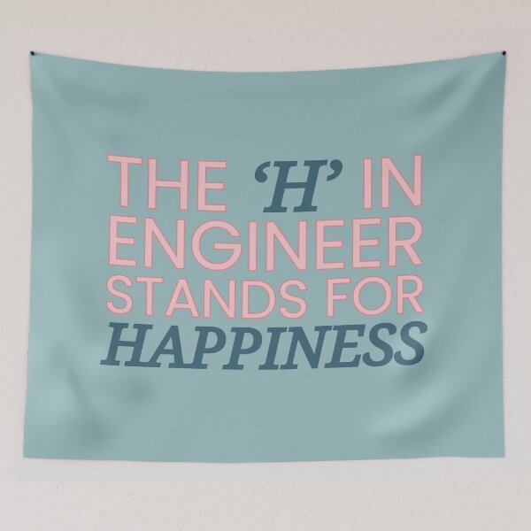 Item preview, The ‘H’ in ENGINEER stands for happiness designed and sold by STEMphrases.