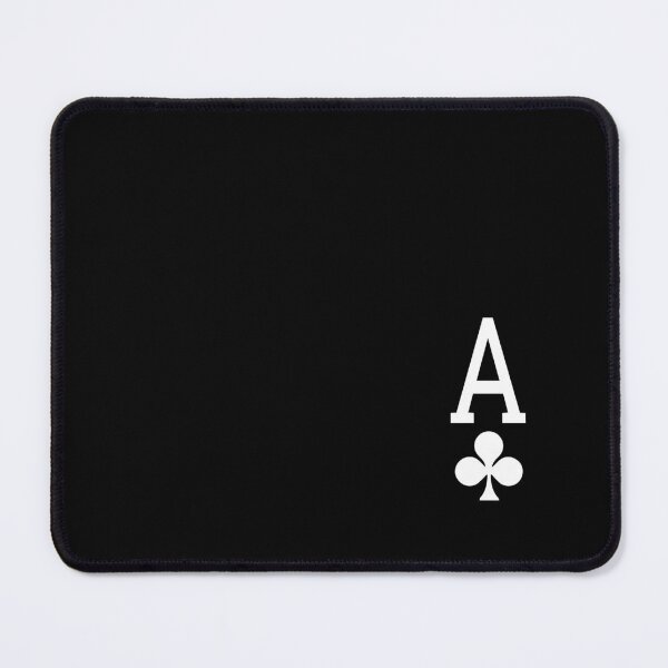 Item preview, Black and White Ace of clubs card game designed and sold by FrenchsTuck.