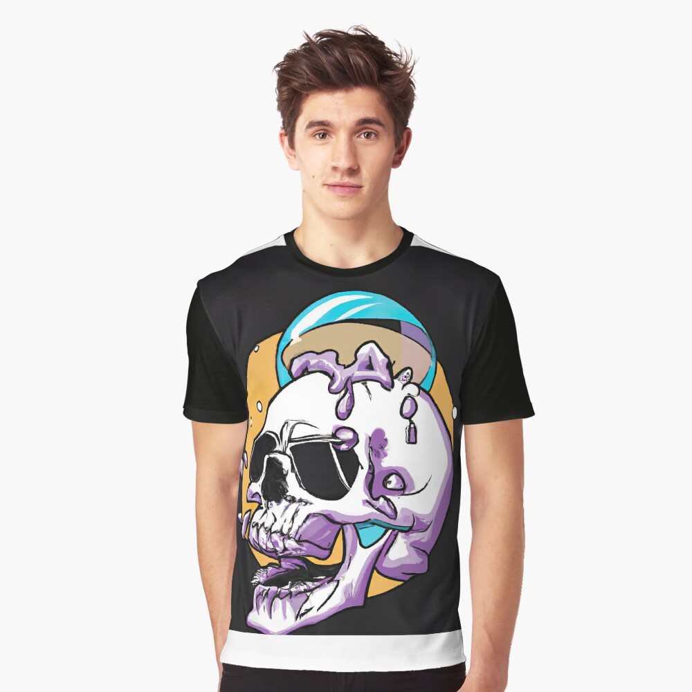 skull art design T-shirt Pullover Hoodie for Sale by GaroAr teeStore