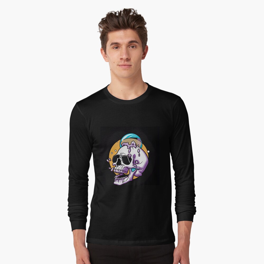 skull art design T-shirt Pullover Hoodie for Sale by GaroAr teeStore