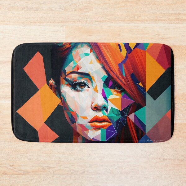 Item preview, Colorful Woman Portrait - Abstract Art designed and sold by Mitch-Angelo.